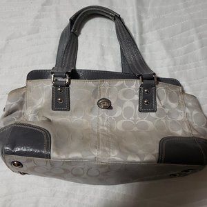 Gray Coach Purse
